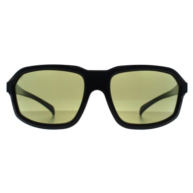 Serengeti Wrap Heren Glimmend Zwart Transparant Laag Saturnus Fotochromisch 555nm Hext
