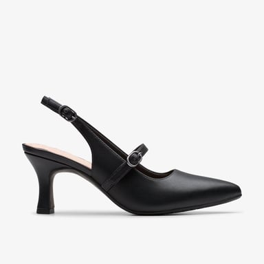 Kataleyna Ruby Zwarte Leren Schoenen
