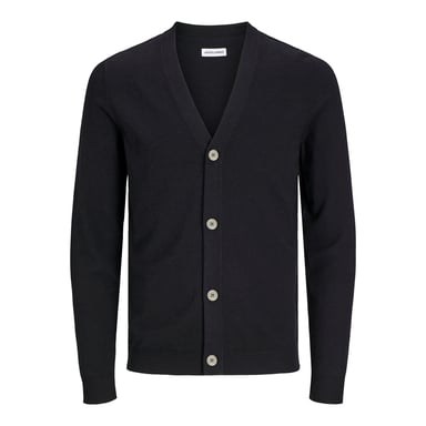 Jack & Jones Vest Emil Knit Button Cardigan Zwart
