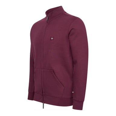 Cappuccino Italia Sweaters Fleece Zip Jack Rood
