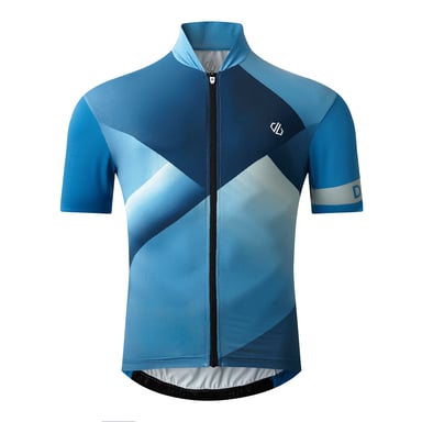 Dare 2B Heren AEP Pedal II Top met korte mouwen (Blauwstaal/Heritage blauw)