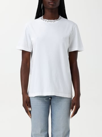 Kristallen Halslijn T-shirt