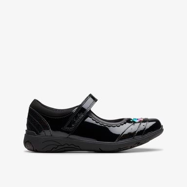 Relda Spark Kid Zwarte Patente Schoenen