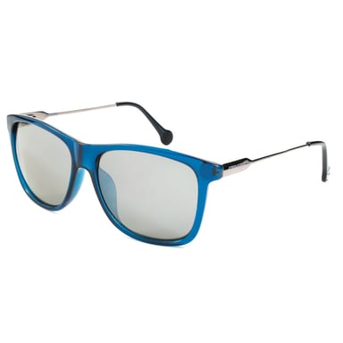 Co2010s Vierkante Zonnebril Blauw
