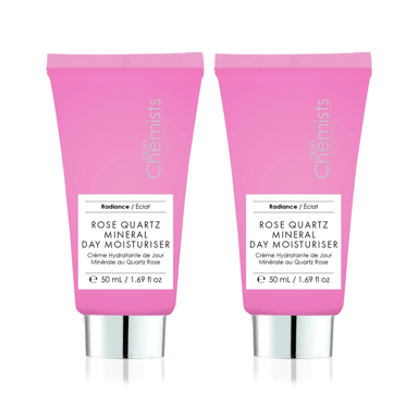 skinChemists Rozenkwarts Mineraal Dagcrème 50ml x 2 Duo Set
