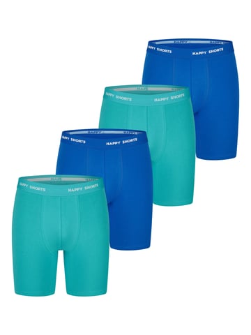 Happy Shorts Heren Retro Boxer Neon Lang 4-Pack Retro korte broeken, vintage boxers,