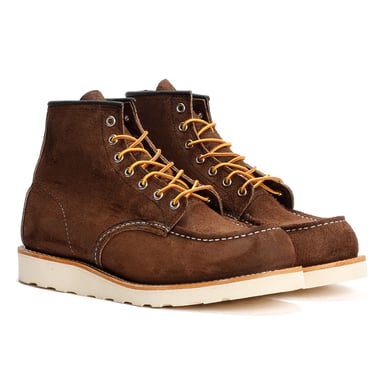 Red Wing 6 Inch Moc Toe Suède Heren Bruine Laarzen