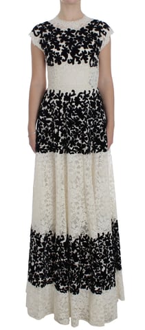 Bloemenkant Maxi-jurk