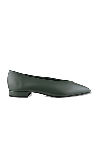 Loro Piana Rebecca ballerina's Groen