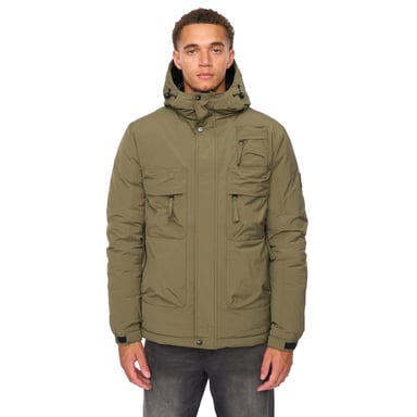 Duck and Cover Mannen Jelforth Jas (Kaki Groen)
