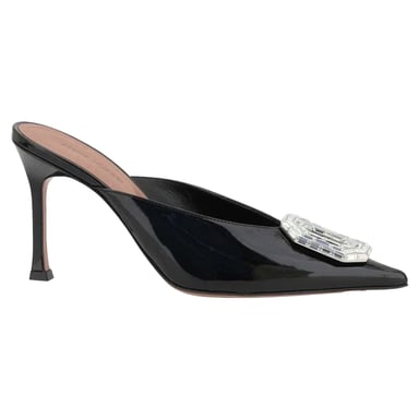 Amina Muaddi Camelia Patent 90 muiltjes