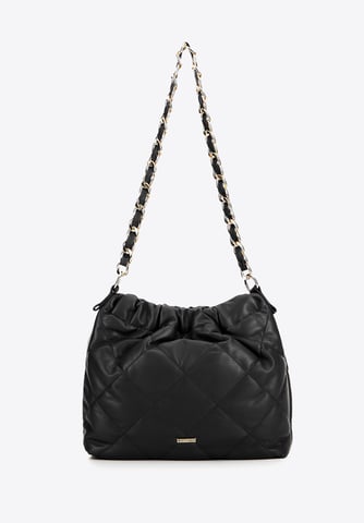 Wittchen Dames zwarte kunstleren tas met ketting