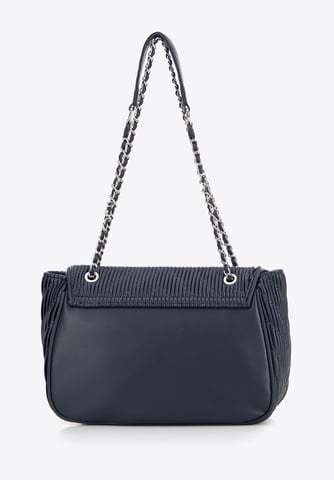 Wittchen Dames Crossbody Tas in Eco-leer met Ketting, Marineblauw