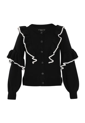Faina Vest vrouwen zwart-wit