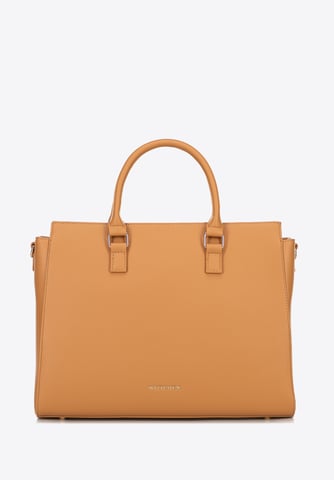 Wittchen Dames 17" Laptoptas, Lichtbruin, Imitatieleer, Eco-leer