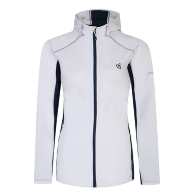 Dare 2B Dames/Dames Convey II Hooded Core Stretch Midlayer (Wit/Moonlight Denim)