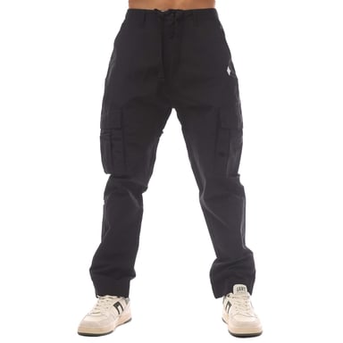 Herenbroek Marcelo Burlon Cross Nylon Cargo in Zwart-Wit