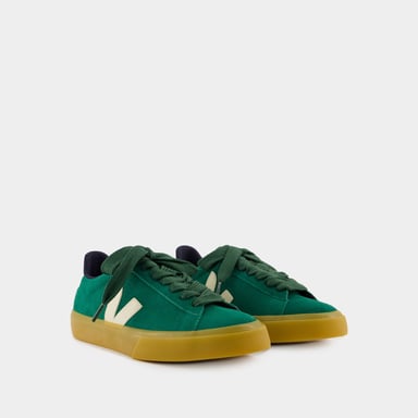 Campo Bold Sneakers - Veja - Leer - Groen