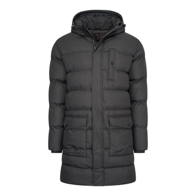 Cappuccino Italia Jas winter Hooded Winter Jacket Zwart Zwart