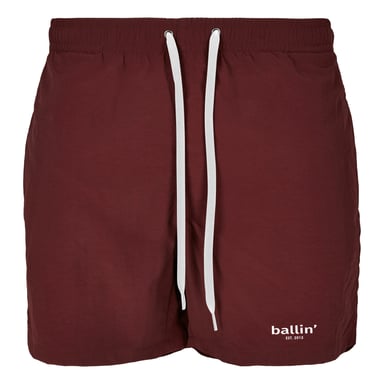 Ballin Est. 2013 Zwembroeken Small Logo Zwembroek Rood