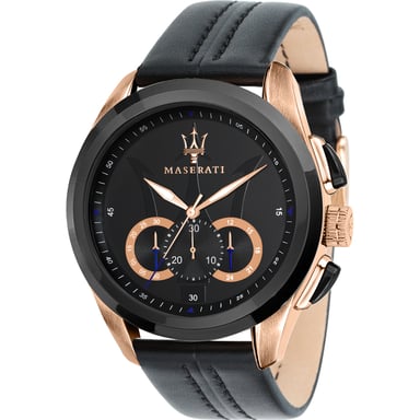 Maserati Horloge Traguardo R8871612027 Zwart