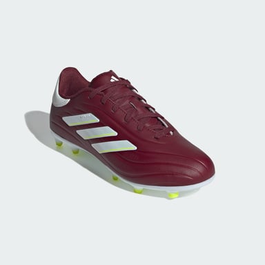 Boy's adidas Junior Copa Pure II League FG Football Boots in red white