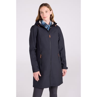 Mountain Warehouse Dames/Dames Ioana Longline Zachte Shell Jas (Zwart)