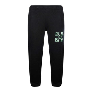 Off White Unisex Arrows Tape Slim Joggingbroek voor volwassenen (Zwart)