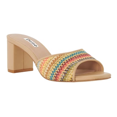Dune London Dames/Dames Gehaakte Medium Blokmuiltjes Sandalen (Veelkleurig)