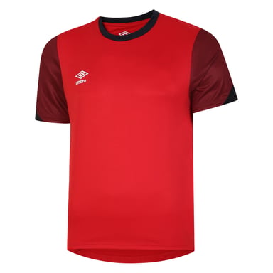 Umbro Kinder/Kinder Total Training Jersey (Vermiljoen/Fietsrood/Zwart)