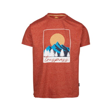 Trespass Heren Idukki T-Shirt (Gebrande sinaasappel)