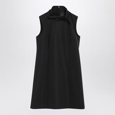 Zwarte Mini-jurk met Strik