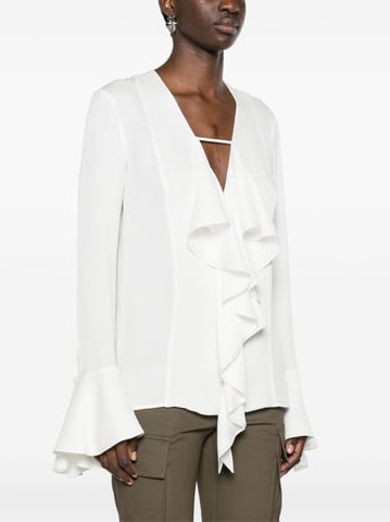 Zijden Rimpelblouse