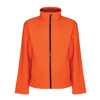 Regatta - Heren Ablaze Printable Softshell Jas (Magma Oranje/Zwart)