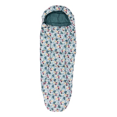 Trespass Bunka 3 Season Tropical Birds Lichtgewicht Slaapzak voor kinderen/Kinderen (Blauw)
