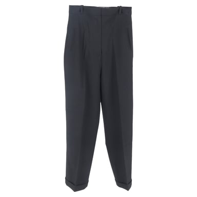 Jacquemus La Bomba rechte broek van zwart katoen