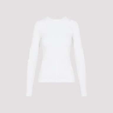 Witte Stretch Nylon Top