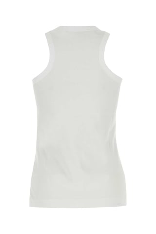Witte Katoenen Tanktop
