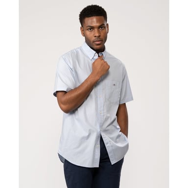 GANT Mens Regular Fit Short Sleeve Poplin Shirt