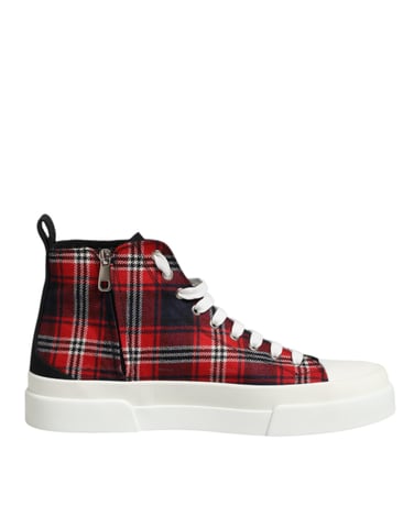 Dolce & Gabbana Multicolor DG Logo Heren High Top Sneakerschoenen