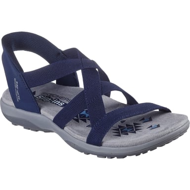Skechers Reggae Slim Stretch Flex Dames Sandalen Navy