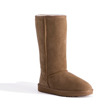 Aus Wooli "Newton" Australia Tall Zip, Tan