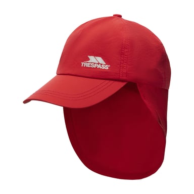 Trespass Kinderen Remie Waterafstotende Actieve Baseballpet (Rood)