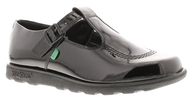 Kickers Fragma T lakschoenen voor dames, zwart