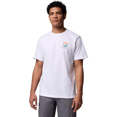 Columbia Heren Kettle River Outdoor T-Shirt (Wit)