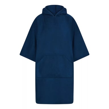 Towel City Katoenen poncho voor volwassenen (Marine)