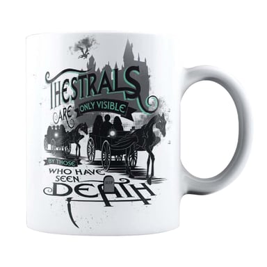 Harry Potter Thestrals Tovenaarswereld 320 ml mok (Wit/zwart)