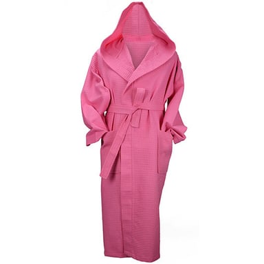 ARTG Dames/Dames Robezz Wafel ochtendjas met capuchon (Roze)