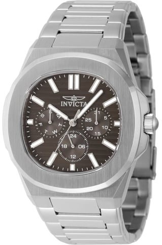 Invicta Speedway 48327 Herenhorloge - Quartz Uurwerk - Roestvrij Staal met Bruine Wijzerplaat - 41 mm