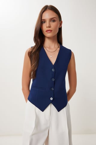 Crop Knop Vest